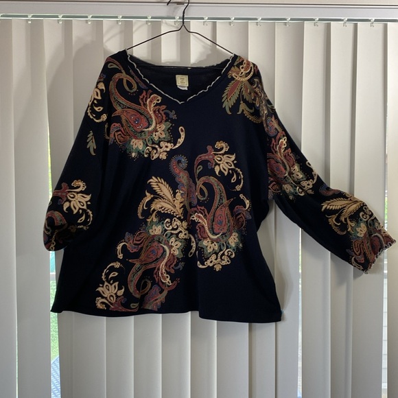 Jess & Jane long sleeve cotton T - Picture 2 of 5